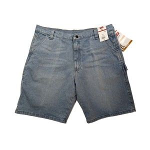 Wrangler Flex Comfort Carpenter Denim Jean Shorts, Men's Size 38, 10" Inseam NEW